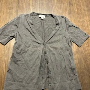 LOFT Dark Brown Knit Top